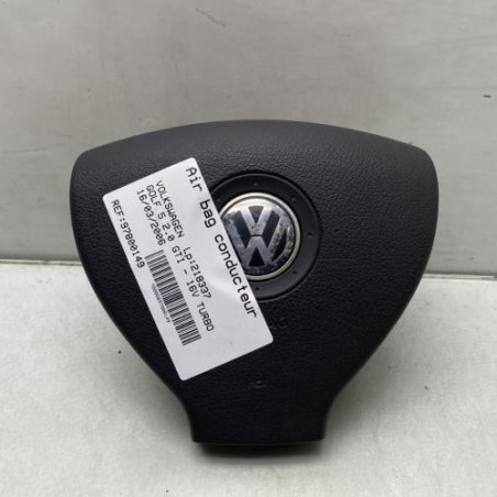 Air bag conducteur VOLKSWAGEN GOLF 5 Photo n°1