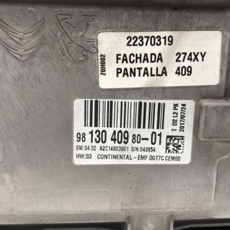 Ecran GPS CITROEN C4 PICASSO 2 Photo n°3
