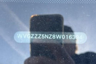 Ceinture arriere gauche VOLKSWAGEN TIGUAN 1