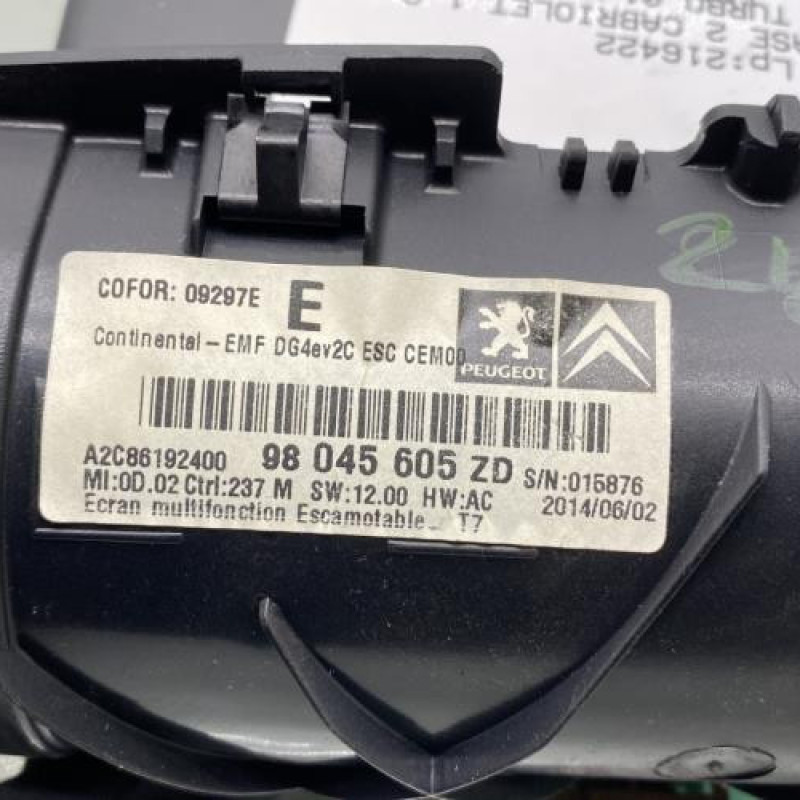 Ecran GPS PEUGEOT 308 1 Photo n°4
