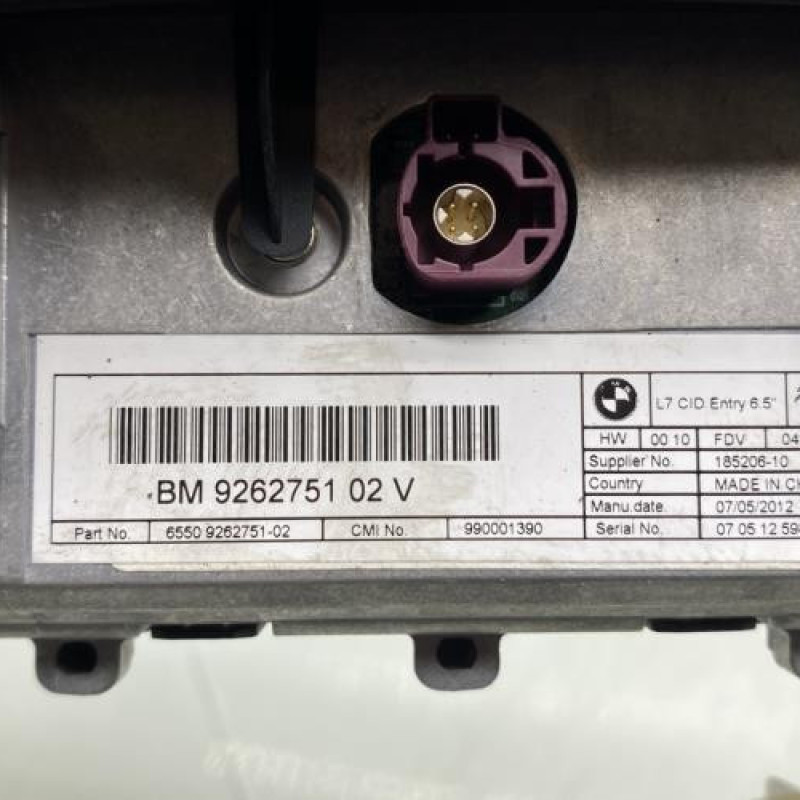 Ecran GPS BMW SERIE 1 F20 Photo n°4