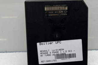 Boitier UPC RENAULT MEGANE 3