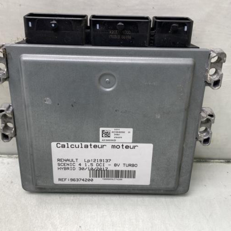 Calculateur moteur RENAULT SCENIC 4 Photo n°4