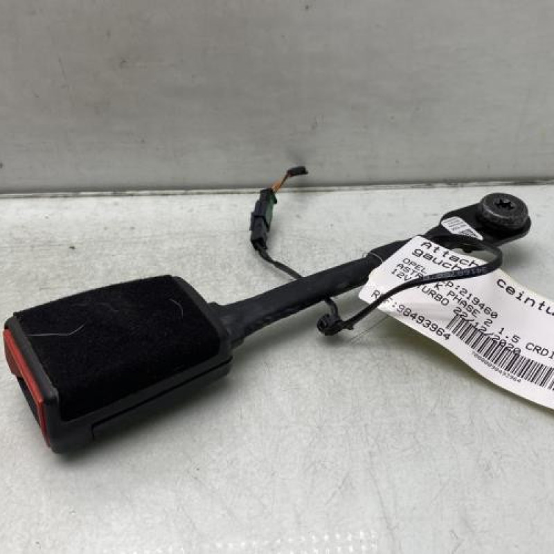 Attache ceinture avant gauche OPEL ASTRA K Photo n°1