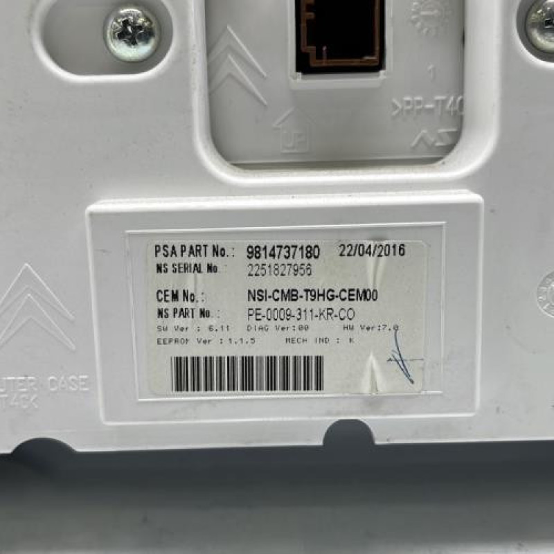 Compteur PEUGEOT 308 2 SW Photo n°6