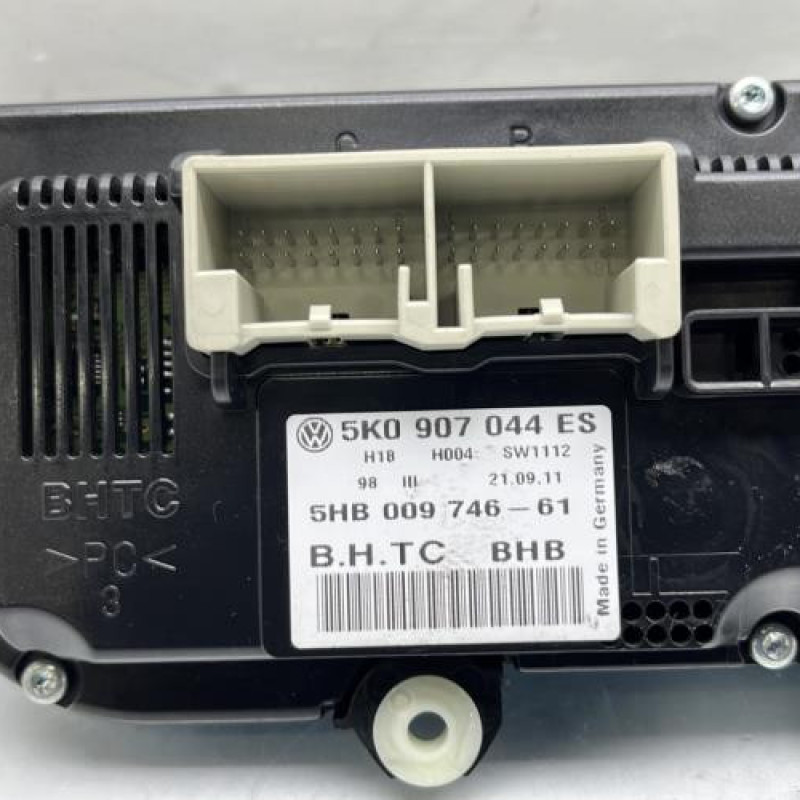 Commande chauffage VOLKSWAGEN GOLF 6 Photo n°3