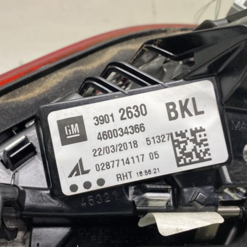 Feu arriere secondaire droit (feux) OPEL CORSA E Photo n°3