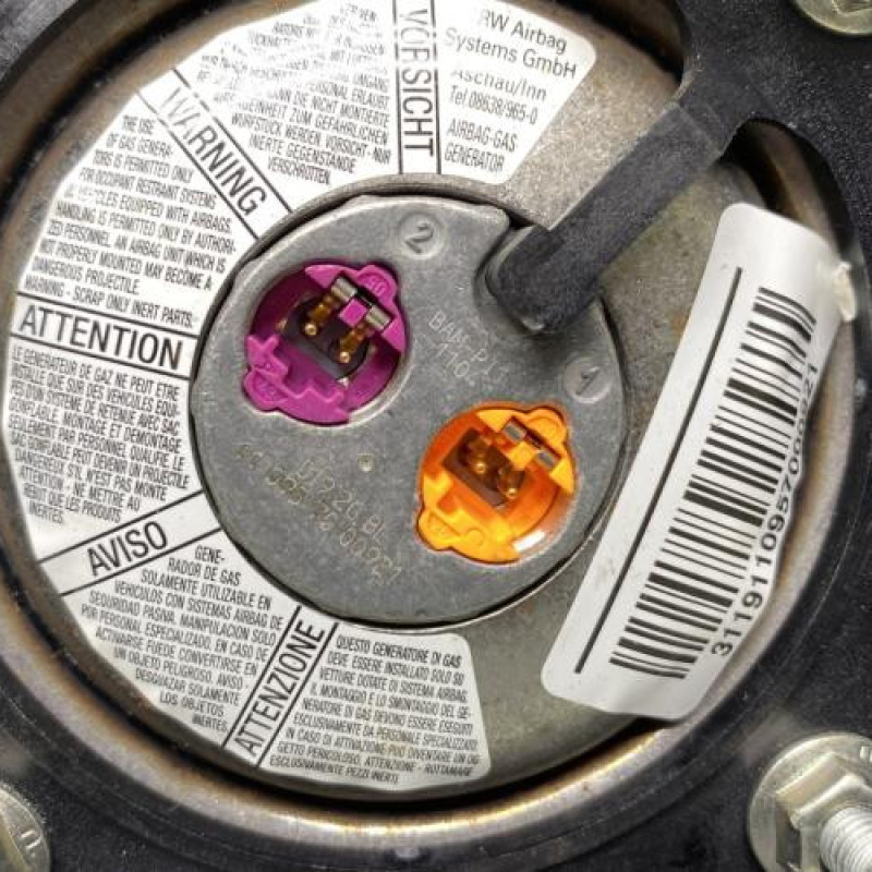 Air bag conducteur FIAT 500 2 Photo n°3