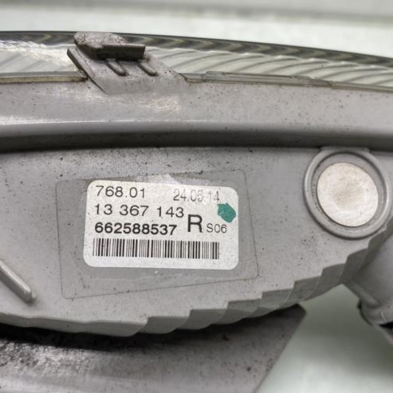 Optique avant secondaire droit (feux)(clignotant) OPEL ASTRA J Photo n°3