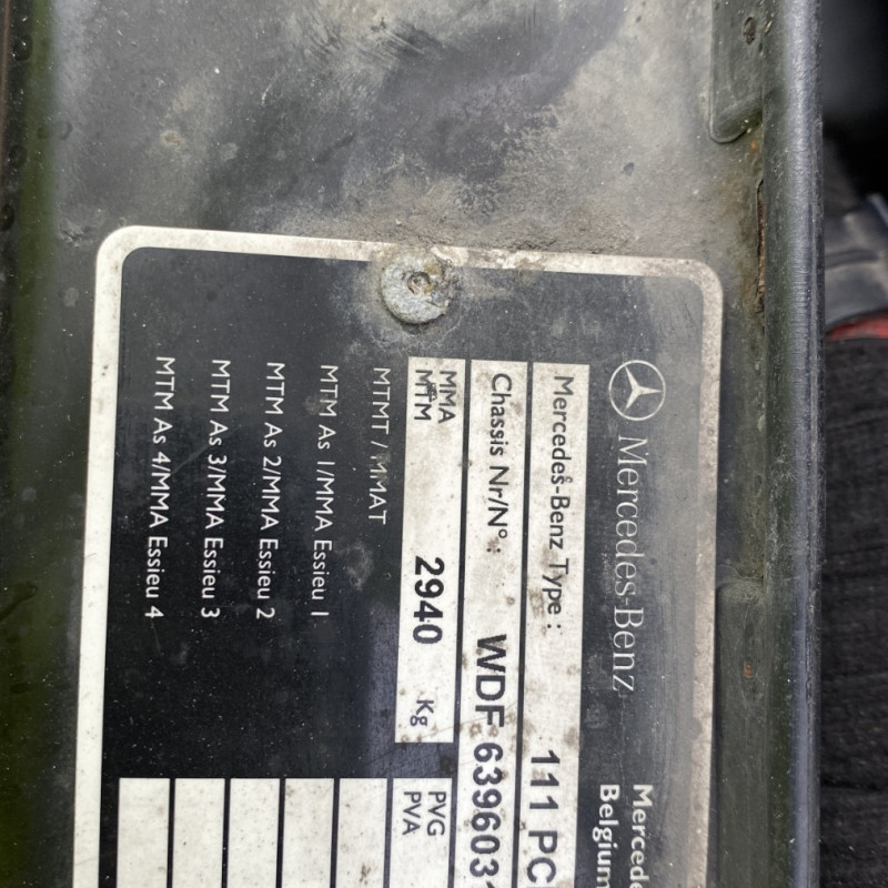 MERCEDES VITO 639 PHASE 1 111 2.2 CDI - 16V TURBO Photo n°32