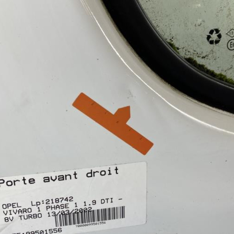 Porte avant droit OPEL VIVARO 1 Photo n°4