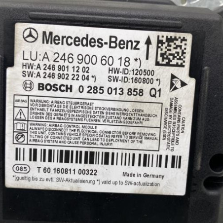Boitier air bag MERCEDES CLASSE B 246