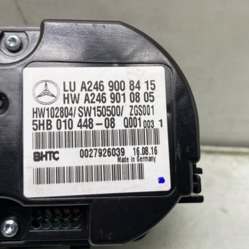 Commande chauffage MERCEDES CLASSE B 246 Photo n°3