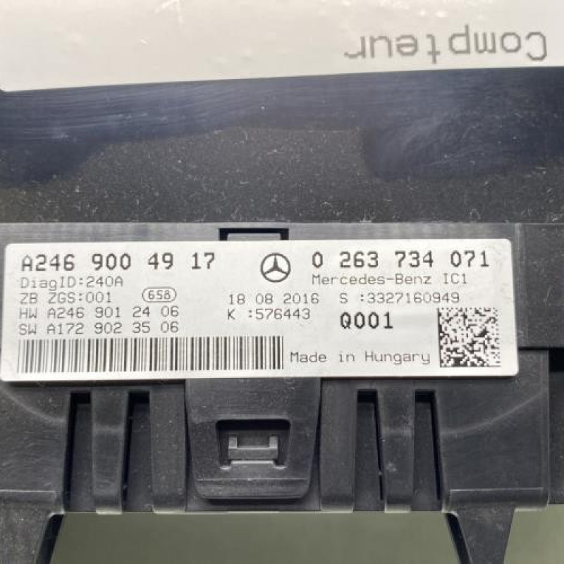 Compteur MERCEDES CLASSE B 246 Photo n°5