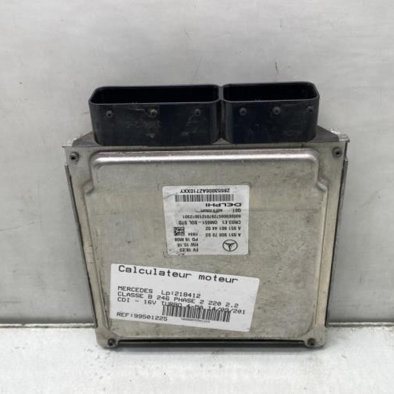 Calculateur moteur MERCEDES CLASSE B 246 Photo n°3