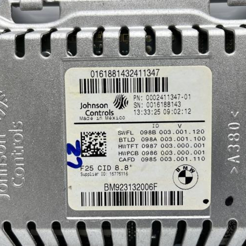 Ecran GPS BMW X3 F25 Photo n°4