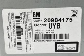 Autoradio d'origine OPEL MERIVA B