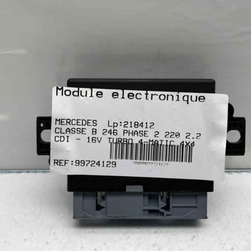 Module électronique MERCEDES CLASSE B 246 Photo n°4