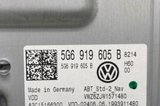 Ecran GPS VOLKSWAGEN POLO 6