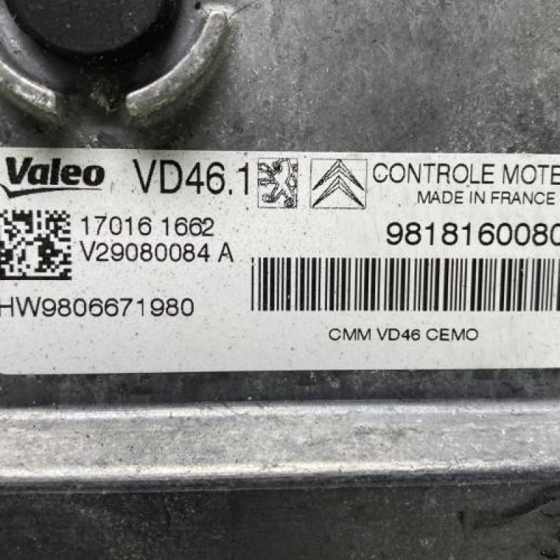 Calculateur moteur CITROEN C4 2 Photo n°2