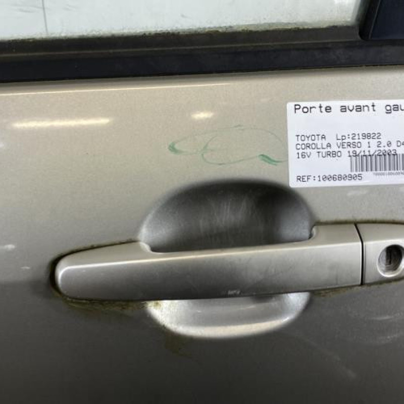 Porte avant gauche TOYOTA COROLLA VERSO 1 Photo n°2