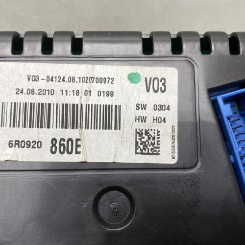 Compteur VOLKSWAGEN POLO 5 Photo n°3