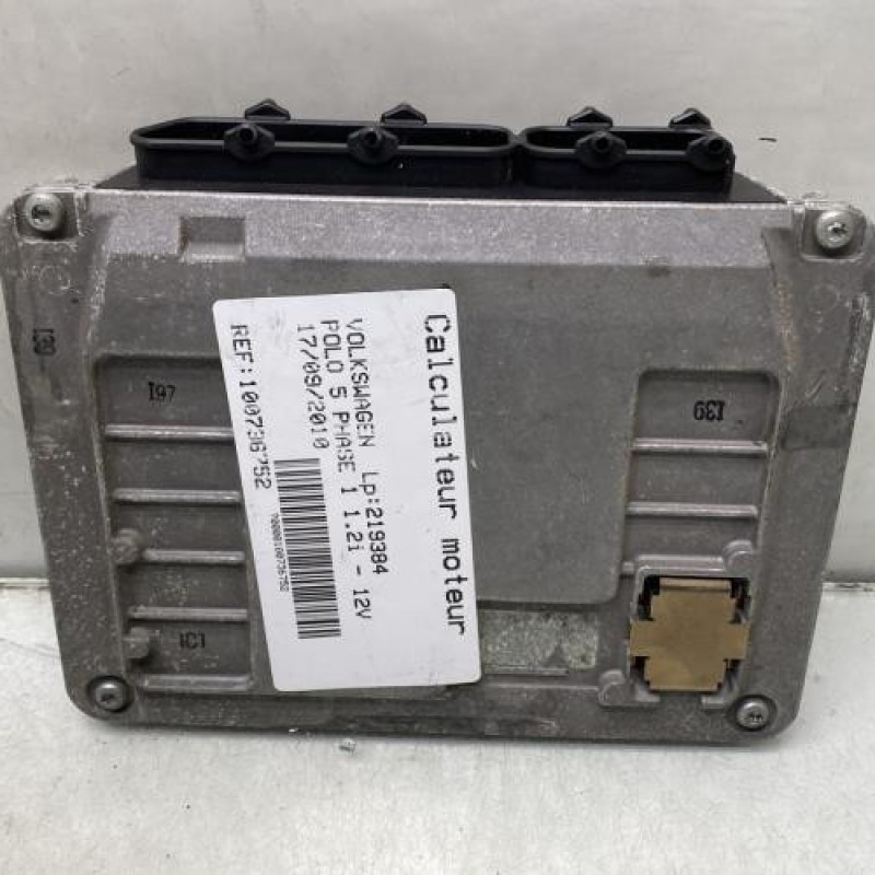 Calculateur moteur VOLKSWAGEN POLO 5 Photo n°4