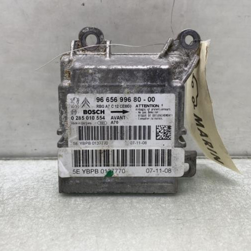 Boitier air bag PEUGEOT 207 Photo n°1