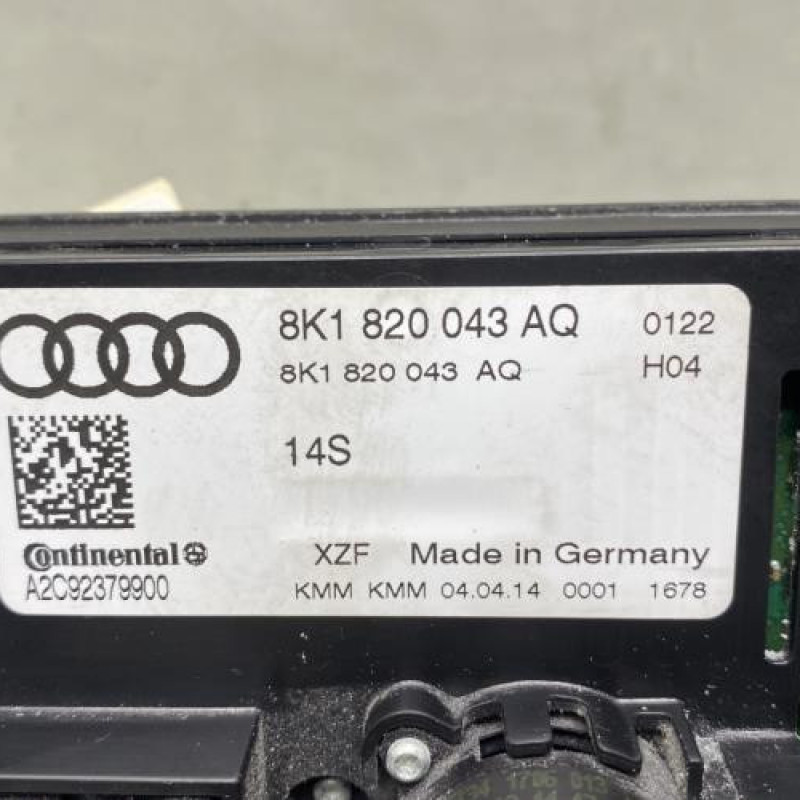 Commande chauffage AUDI Q5 1 Photo n°3