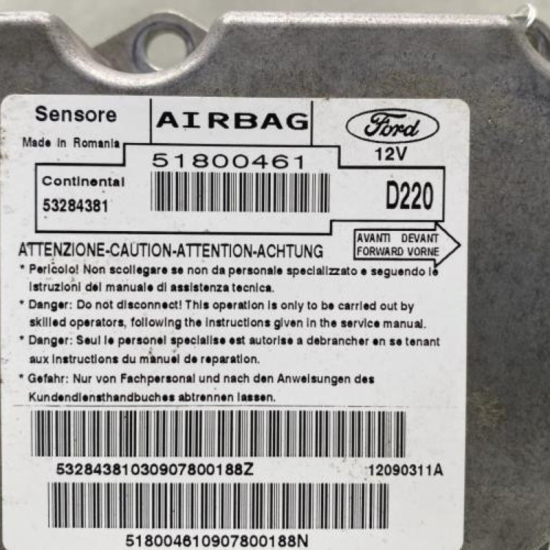 Boitier air bag FORD KA 2 Photo n°2