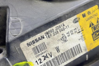Optique avant principal gauche (feux)(phare) NISSAN QASHQAI 1