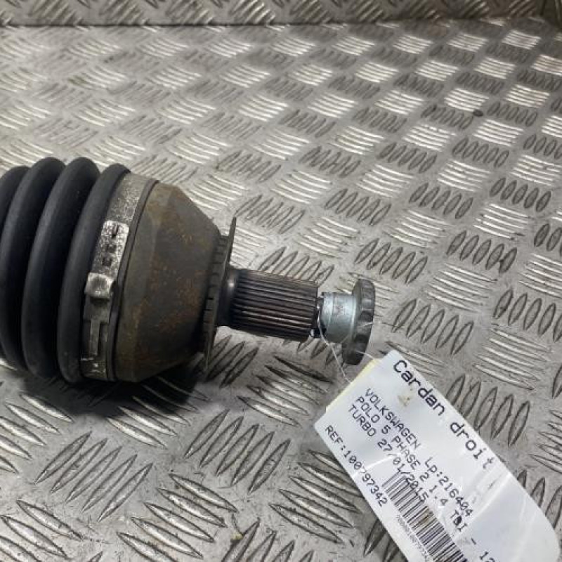 Cardan droit (transmission) VOLKSWAGEN POLO 5 Photo n°4