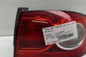 Feu arriere principal droit (feux) RENAULT LAGUNA 2 Photo n°1