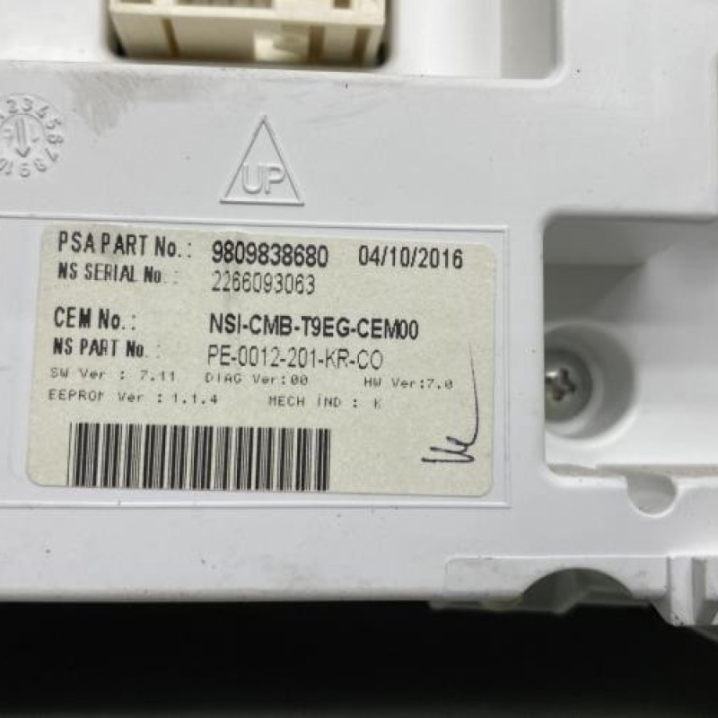 Compteur PEUGEOT 308 2 Photo n°4