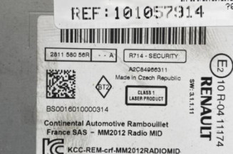 Autoradio d'origine RENAULT MASTER 3