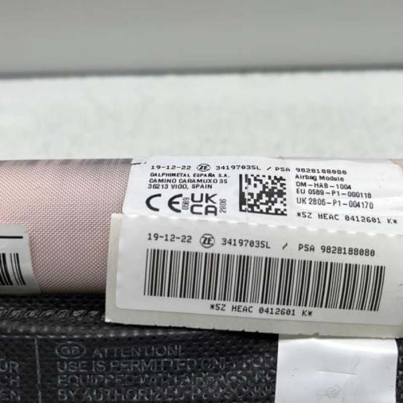 Air bag rideau gauche PEUGEOT 5008 2 Photo n°2