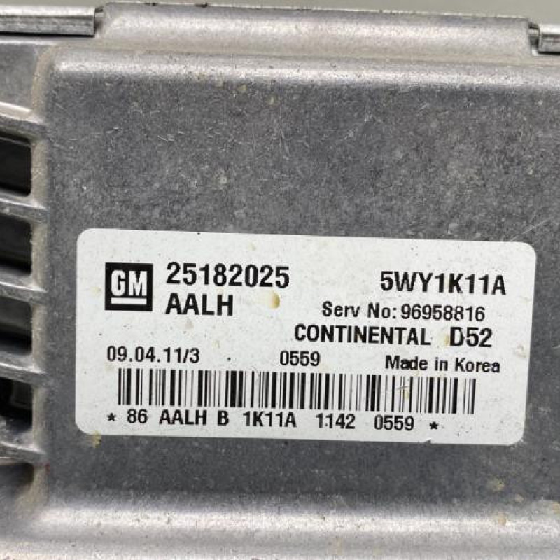 Calculateur moteur CHEVROLET SPARK Photo n°2