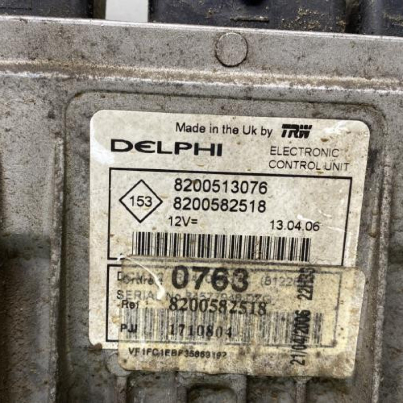 Calculateur moteur RENAULT KANGOO 1 Photo n°2
