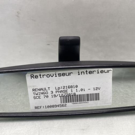 Retroviseur interieur RENAULT TWINGO 3 Photo n°1