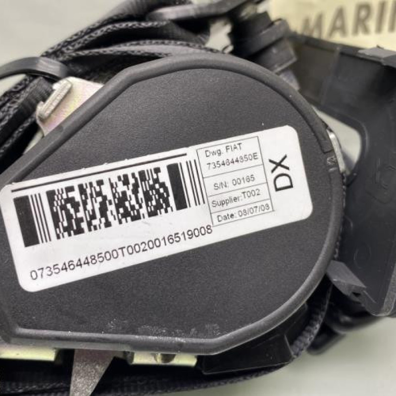 Ceinture arriere droit FIAT QUBO Photo n°3