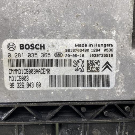 Calculateur moteur CITROEN C3 3