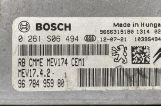 Calculateur moteur PEUGEOT 208 1