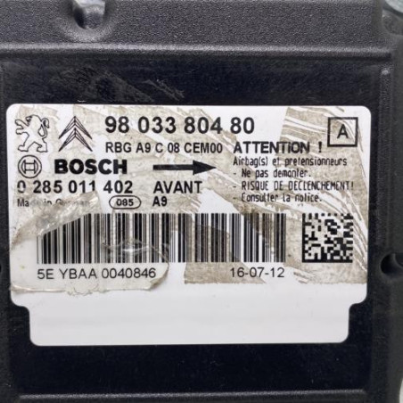 Boitier air bag PEUGEOT 208 1