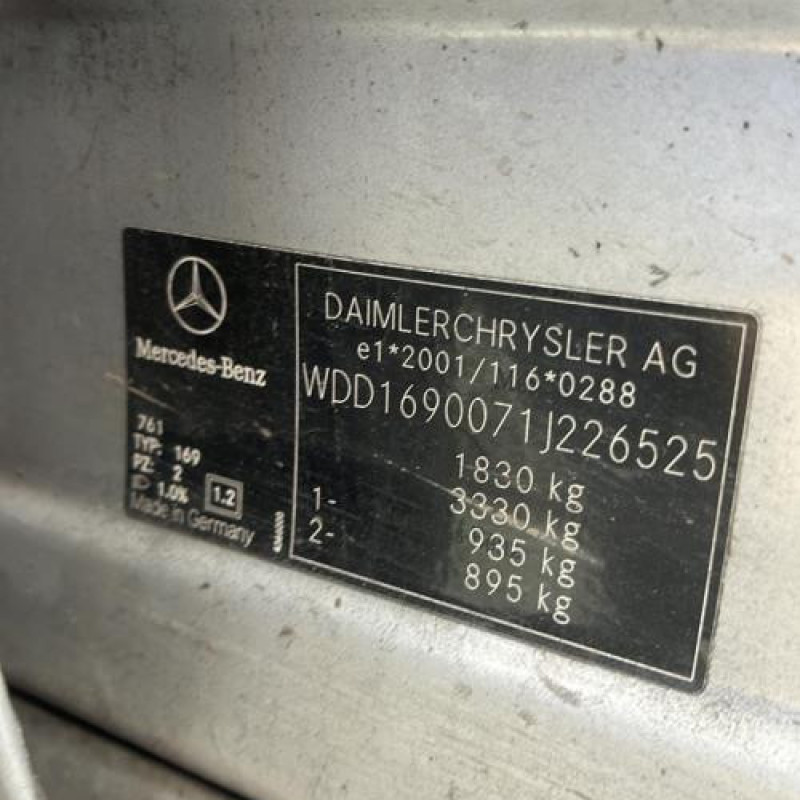 Serrure avant gauche MERCEDES CLASSE A 169 Photo n°13