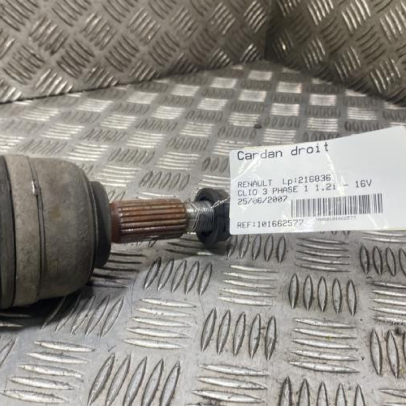 Cardan droit (transmission) RENAULT CLIO 3 Photo n°4