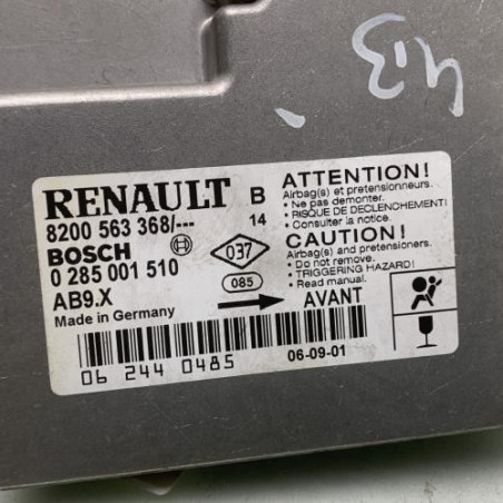 Boitier air bag RENAULT CLIO 3 Photo n°1
