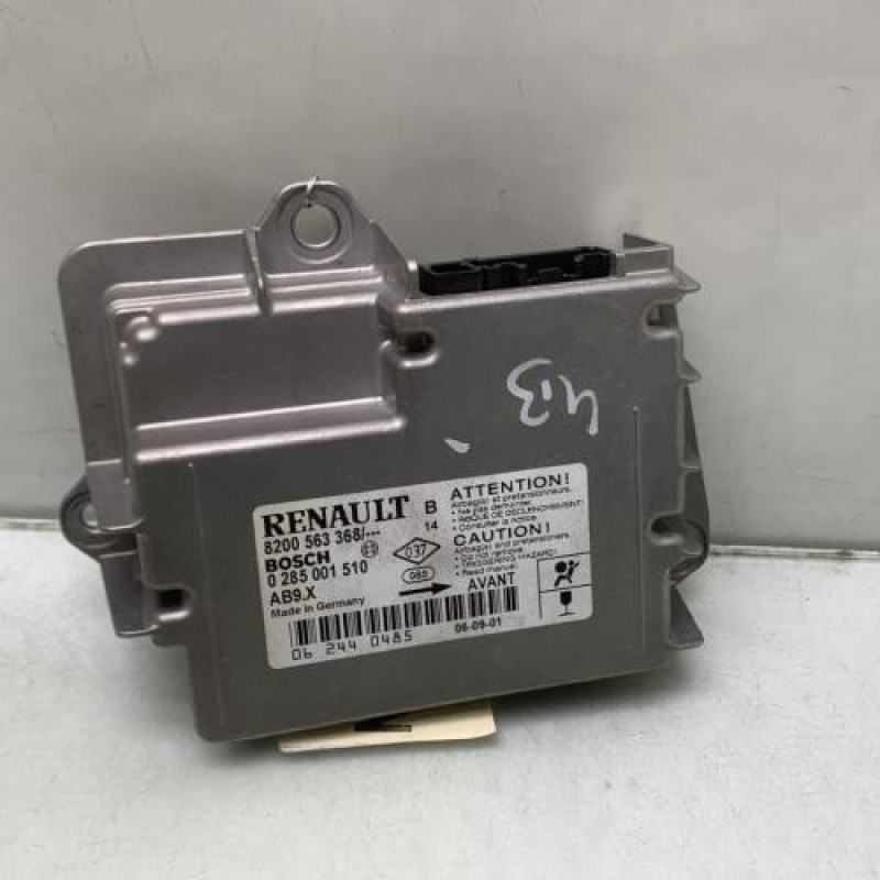 Boitier air bag RENAULT CLIO 3 Photo n°5