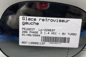 Glace retroviseur gauche PEUGEOT 206 Photo n°1