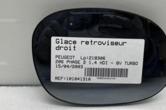 Glace retroviseur droit PEUGEOT 206 Photo n°1