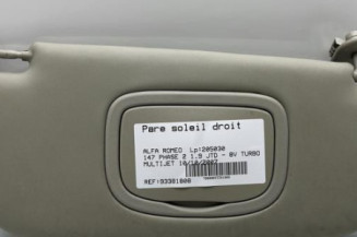 Pare soleil droit ALFA ROMEO 147 Photo n°1